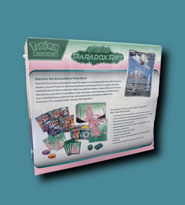 Pokemon Scarlet & Violet 4: Paradox Rift Elite Trainer Box (RRP £49.99)