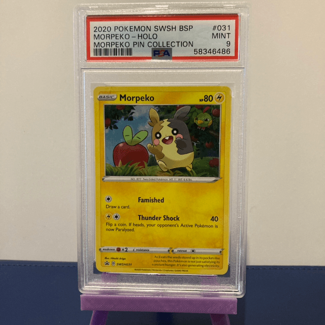 Pokemon PSA 9 - Morpeko - Pin Collection - #031