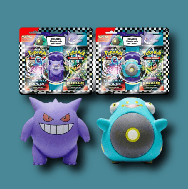 Pokemon Back to School Eraser Blister 2024 (RRP £8.99)
